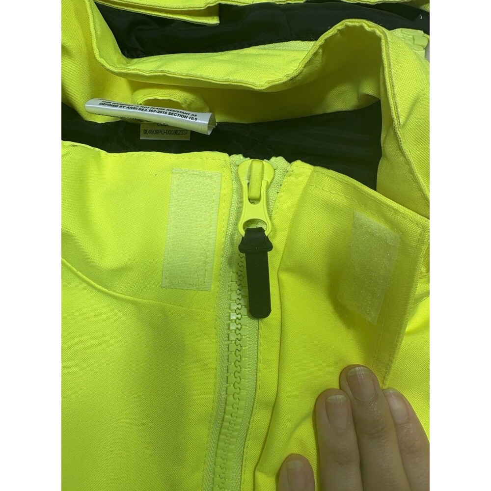 CornerStone ANSI 107 Class 3 Economy Waterproof Insulated Bomber Hooded Jacket - Picture 6 of 7